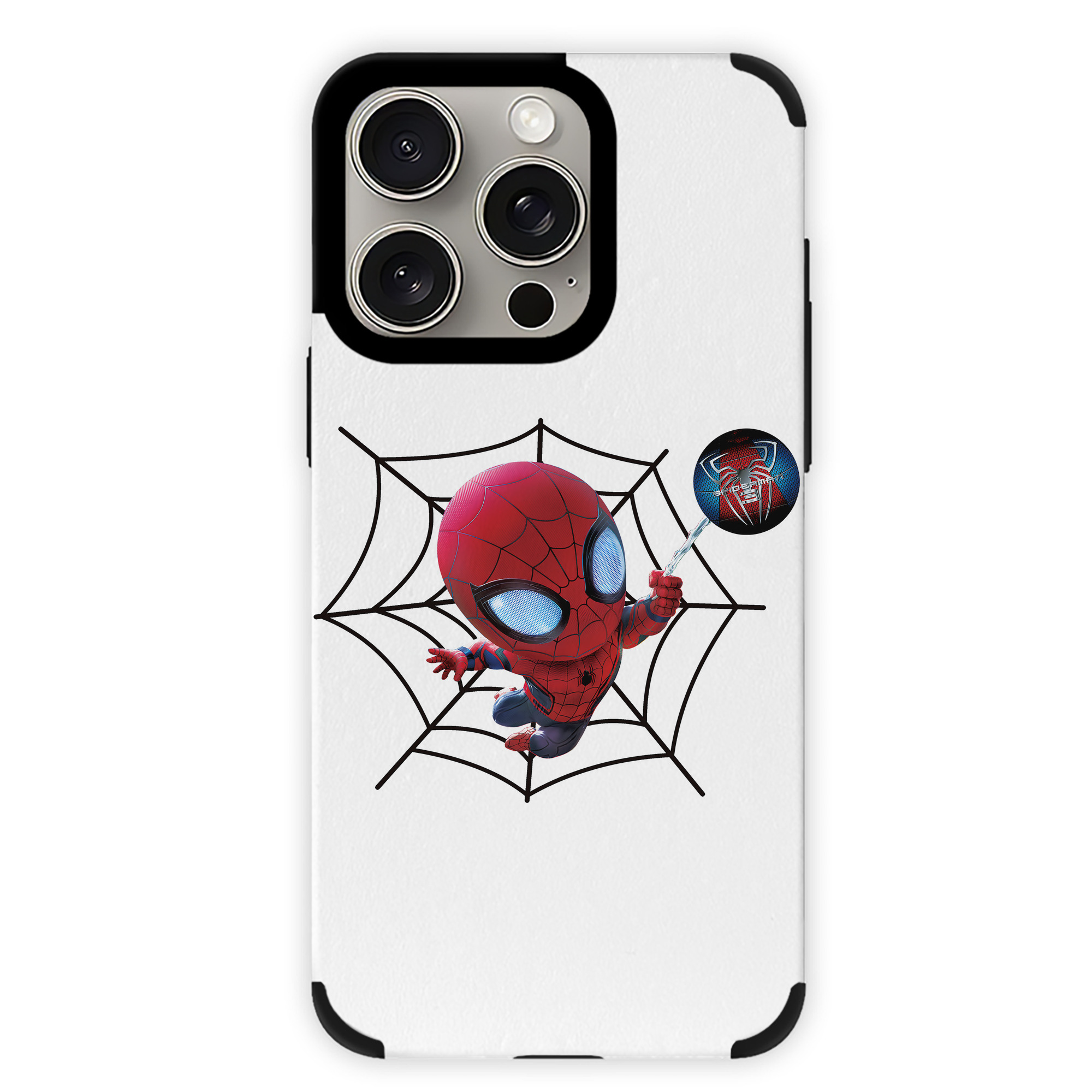 Spider Man スパイダーマン 【iPhone15ProMax対応】 PUレザー スマホケース 耐衝撃＆黄変防止