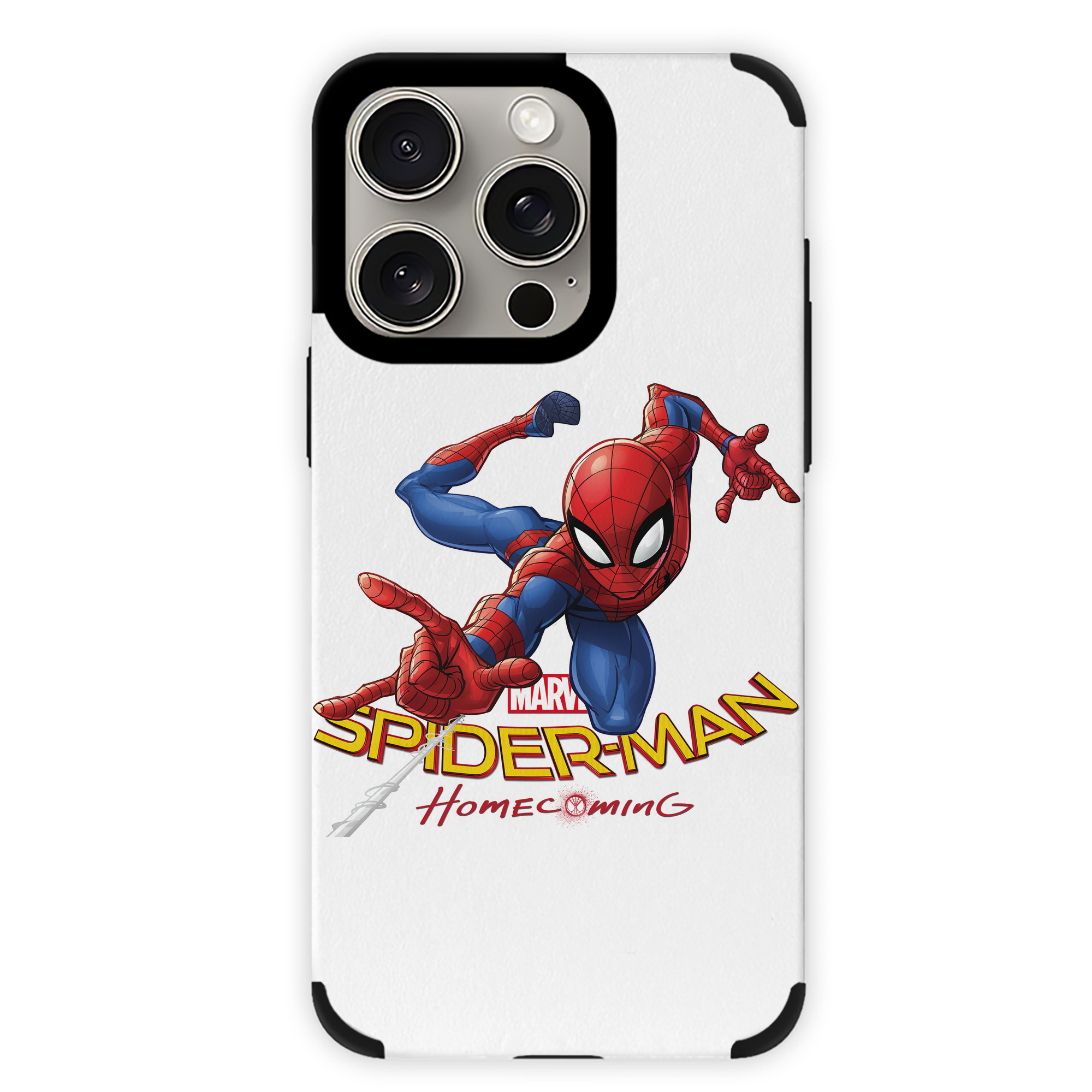 Spider Man スパイダーマン 【iPhone15ProMax対応】 PUレザー スマホケース 耐衝撃＆黄変防止