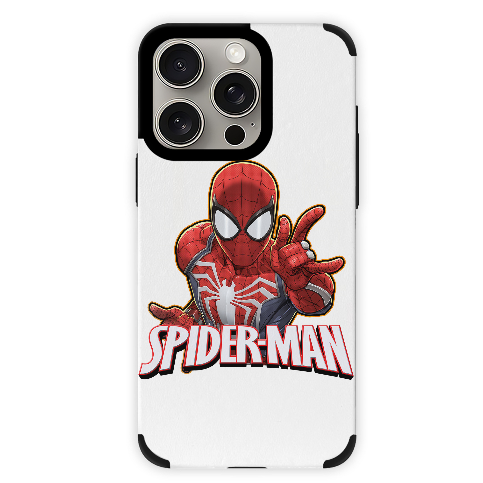 Spider Man スパイダーマン 【iPhone15ProMax対応】 PUレザー スマホケース 耐衝撃＆黄変防止