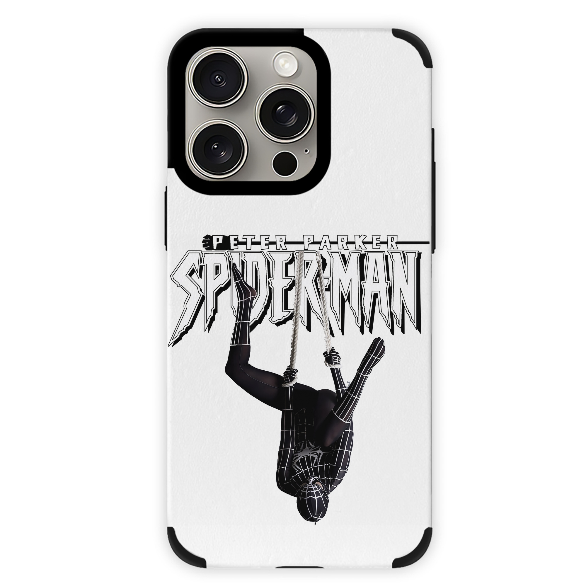 （画像用） Spider Man スパイダーマン 【iPhone15ProMax対応】 PUレザー スマホケース 耐衝撃＆黄変防止