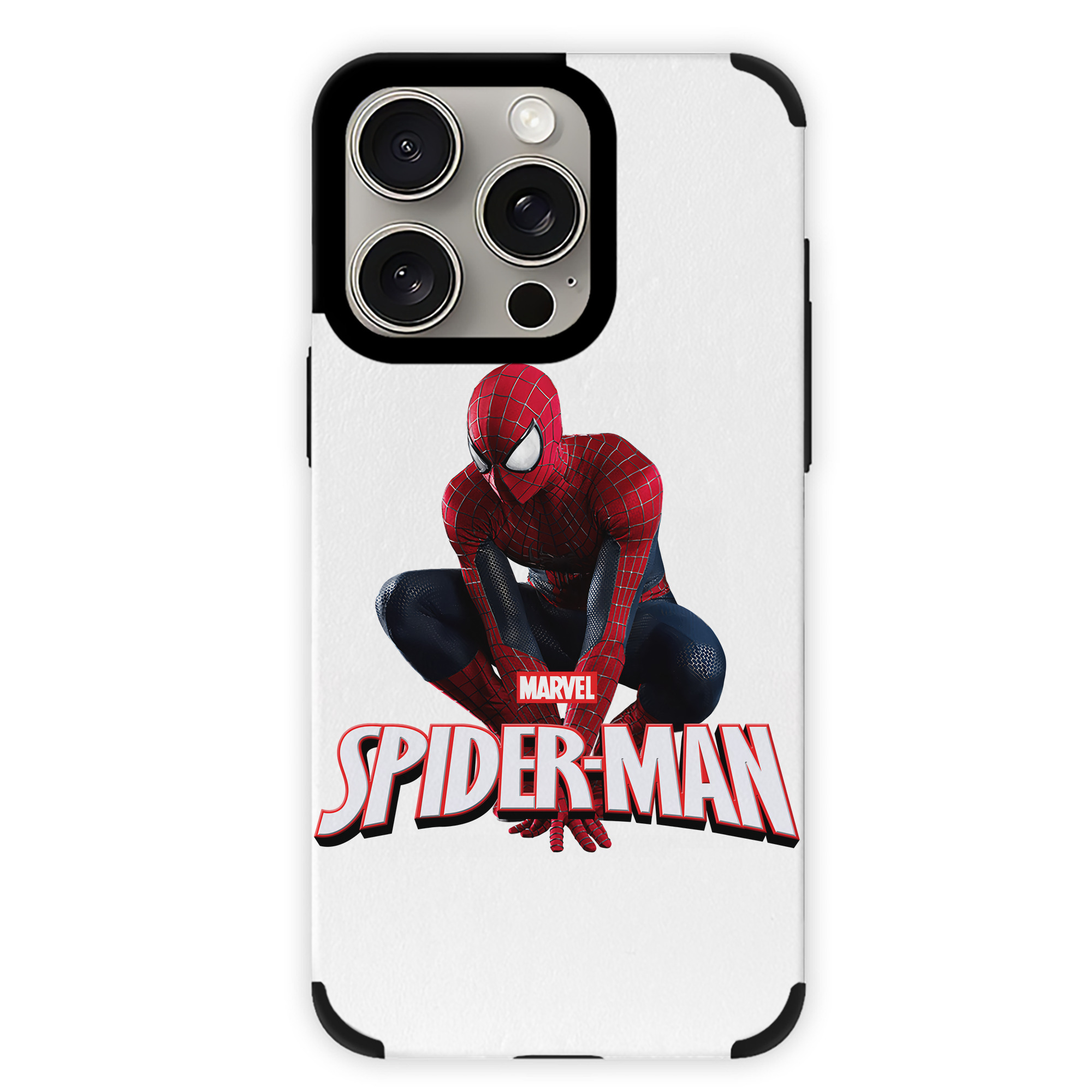 （画像用） Spider Man スパイダーマン 【iPhone15ProMax対応】 PUレザー スマホケース 耐衝撃＆黄変防止