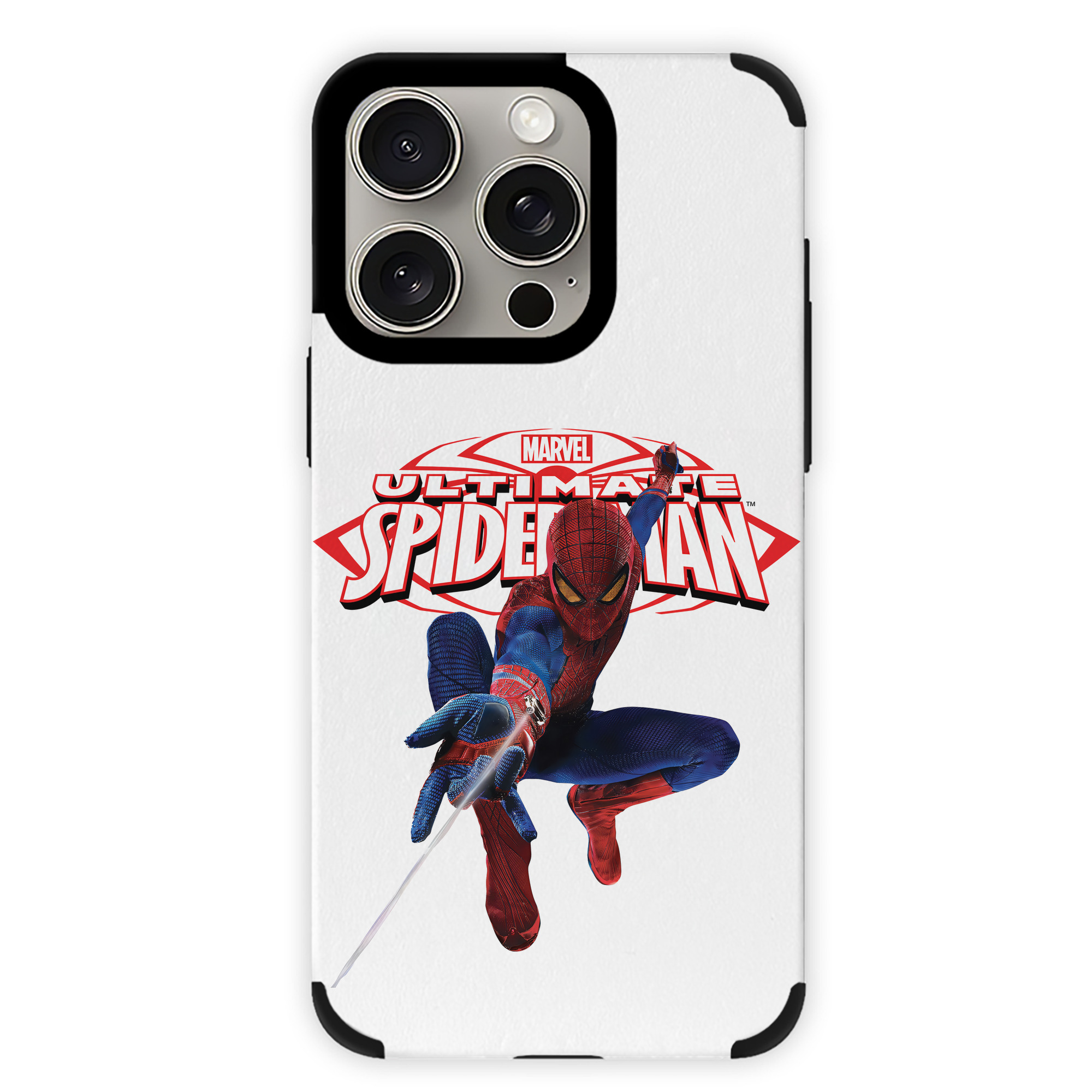 Spider Man スパイダーマン 【iPhone15ProMax対応】 PUレザー スマホケース 耐衝撃＆黄変防止