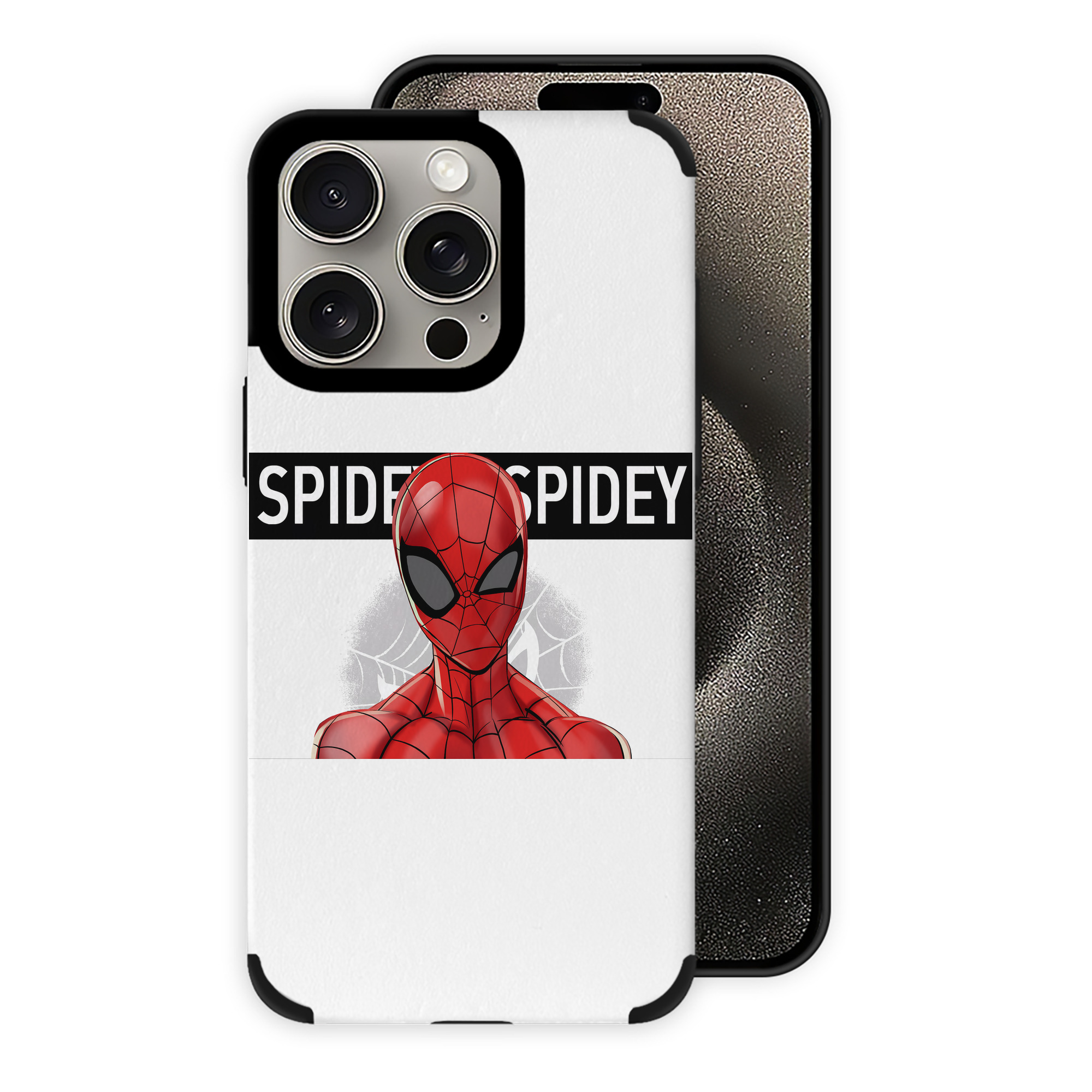 Spider Man スパイダーマン 【iPhone15ProMax対応】 PUレザー スマホケース 耐衝撃＆黄変防止