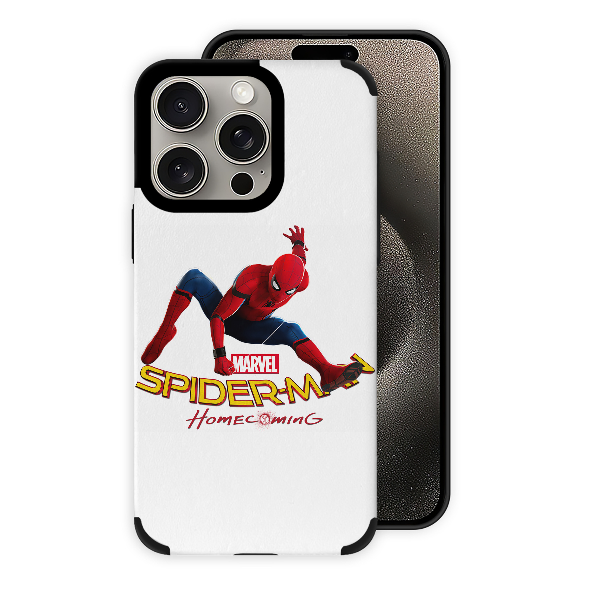 Spider Man スパイダーマン 【iPhone15ProMax対応】 PUレザー スマホケース 耐衝撃＆黄変防止