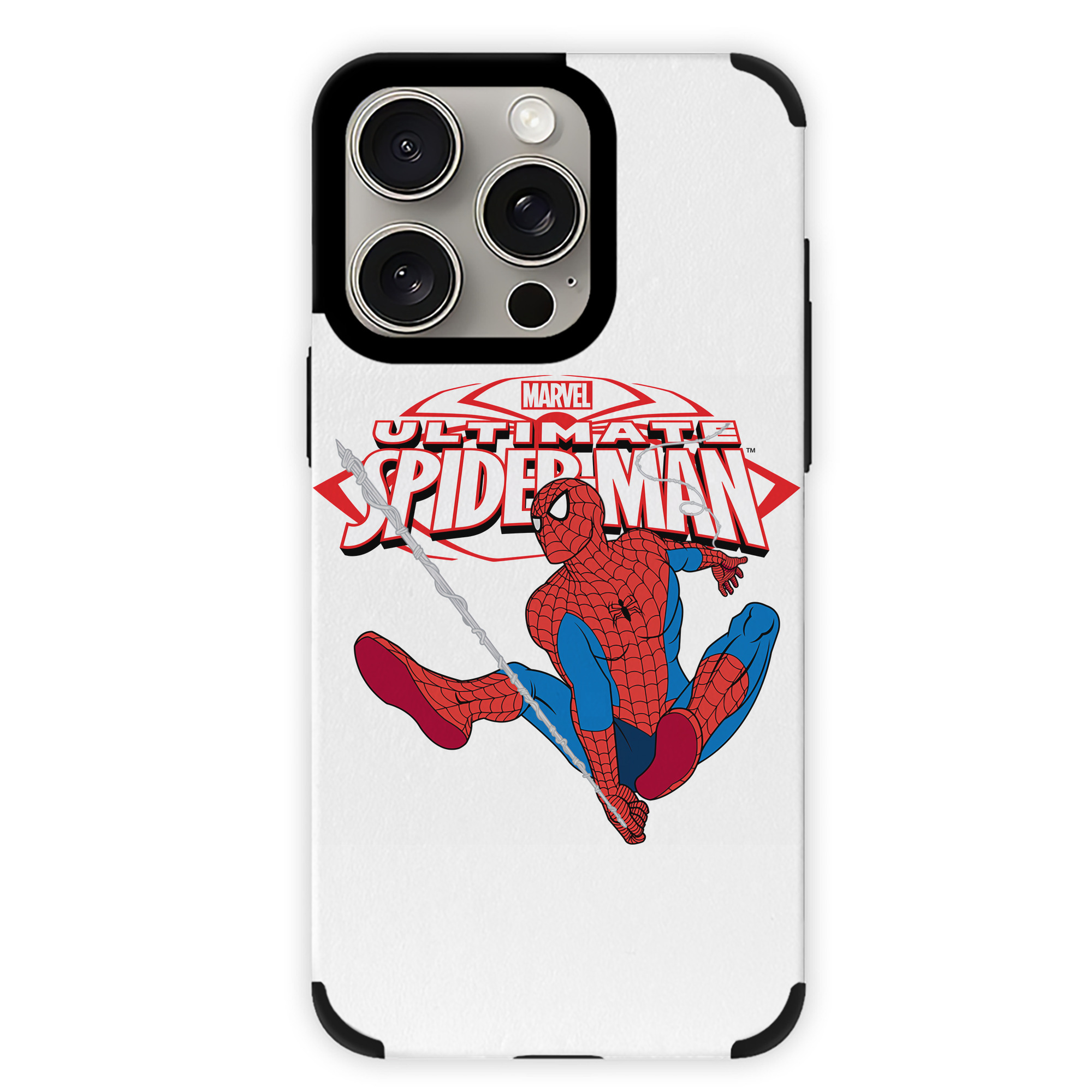 Spider Man スパイダーマン 【iPhone15ProMax対応】 PUレザー スマホケース 耐衝撃＆黄変防止