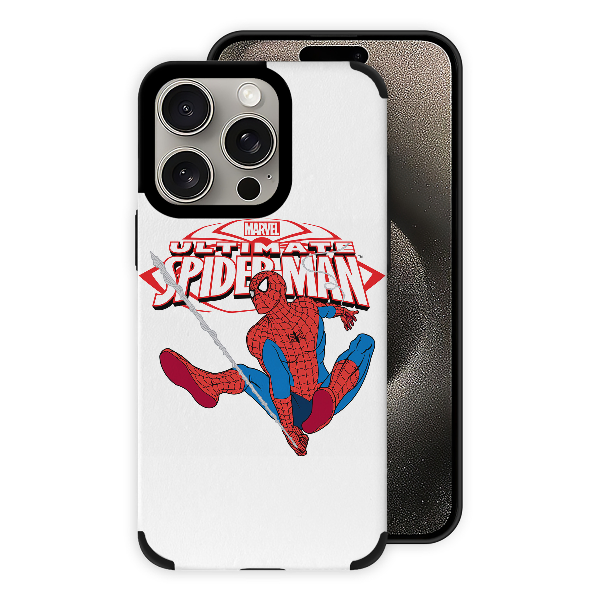 Spider Man スパイダーマン 【iPhone15ProMax対応】 PUレザー スマホケース 耐衝撃＆黄変防止