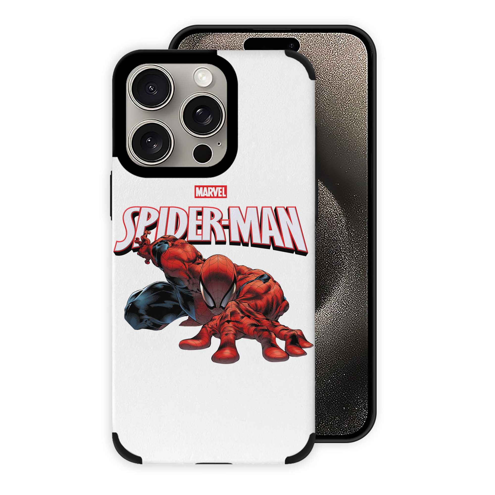 Spider Man スパイダーマン 【iPhone15ProMax対応】 PUレザー スマホケース 耐衝撃＆黄変防止