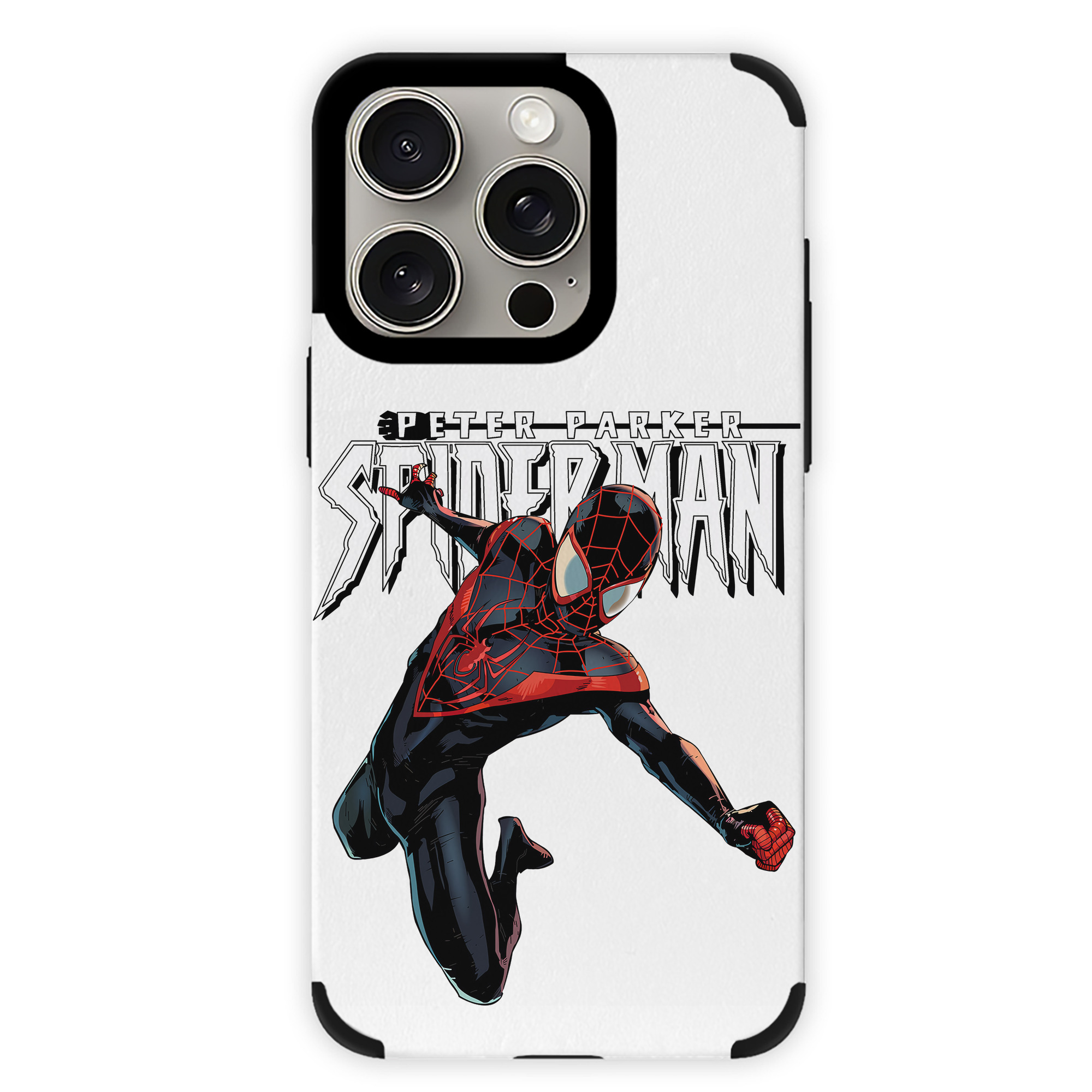 （画像用） Spider Man スパイダーマン 【iPhone15ProMax対応】 PUレザー スマホケース 耐衝撃＆黄変防止