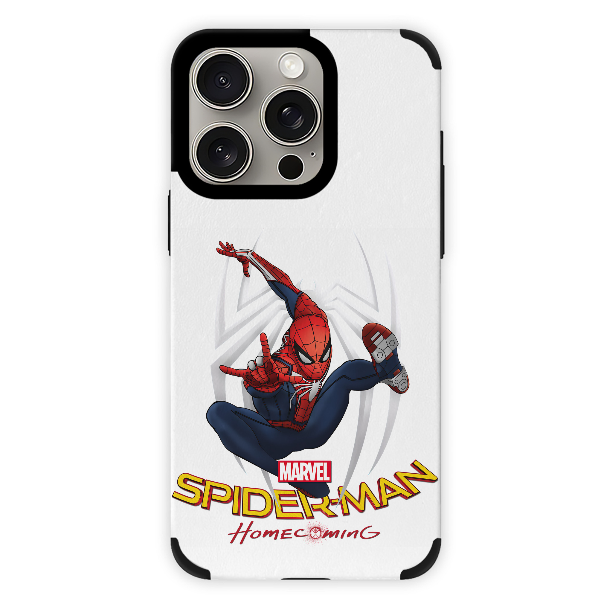 Spider Man スパイダーマン 【iPhone15ProMax対応】 PUレザー スマホケース 耐衝撃＆黄変防止