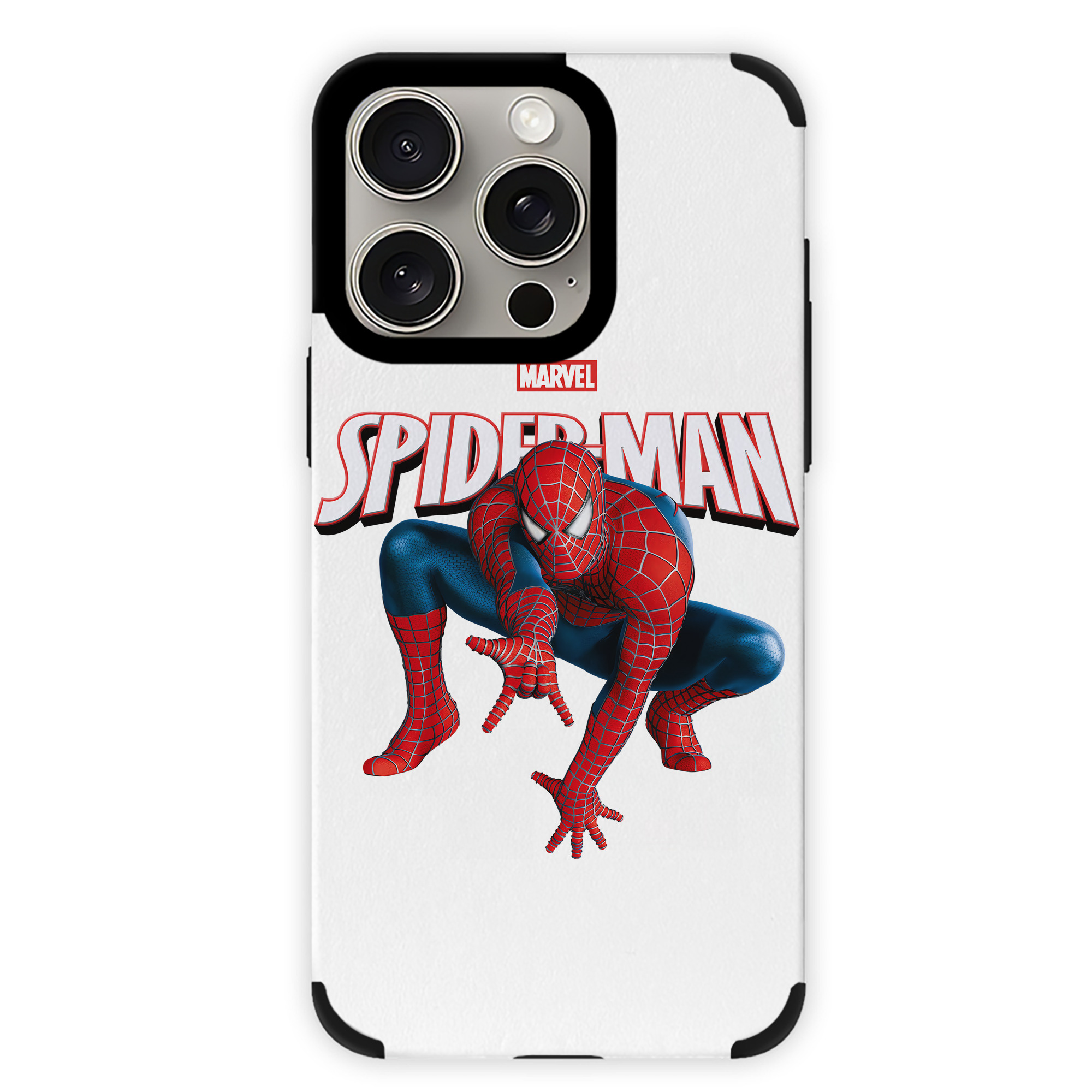 Spider Man スパイダーマン 【iPhone15ProMax対応】 PUレザー スマホケース 耐衝撃＆黄変防止