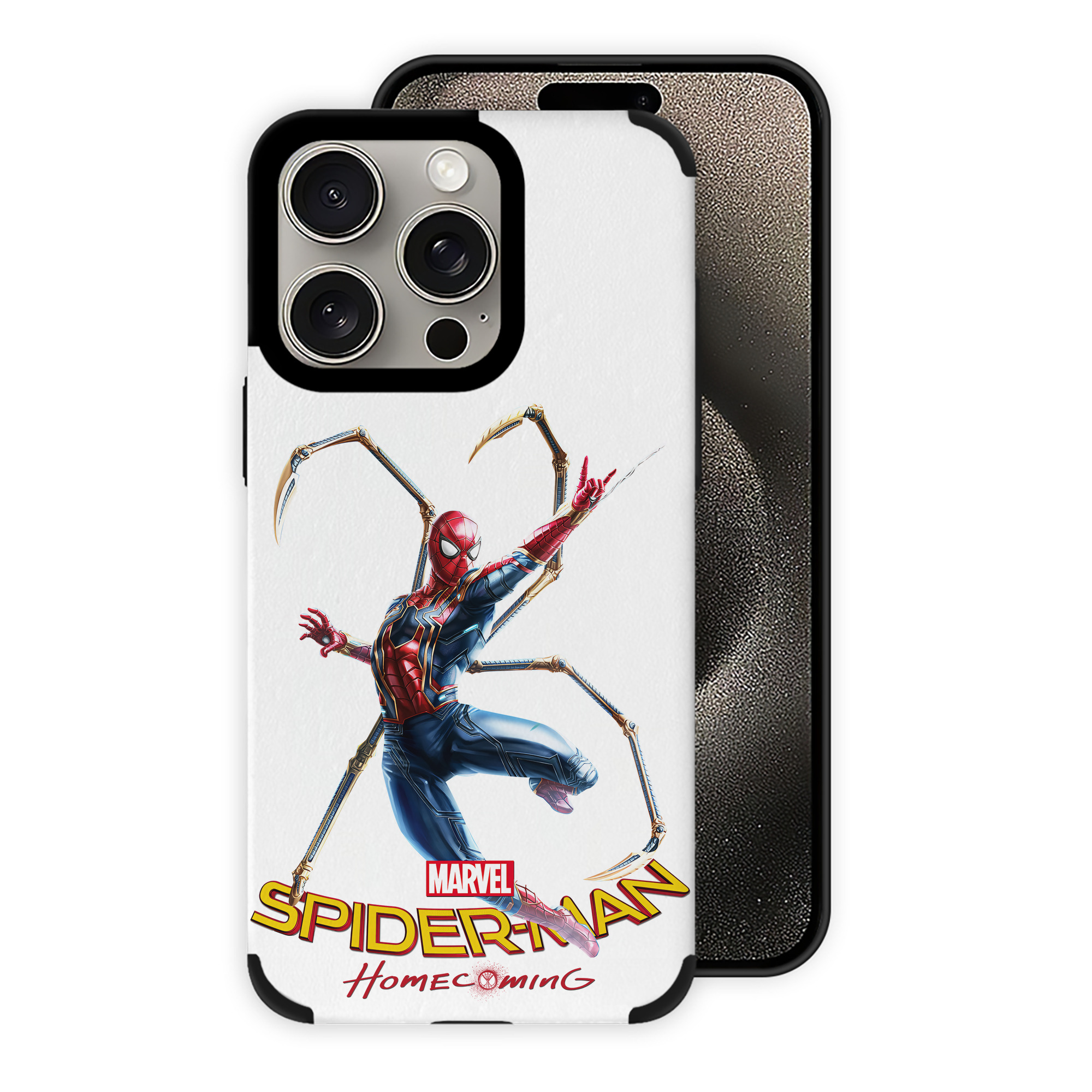 （画像用） Spider Man スパイダーマン 【iPhone15ProMax対応】 PUレザー スマホケース 耐衝撃＆黄変防止