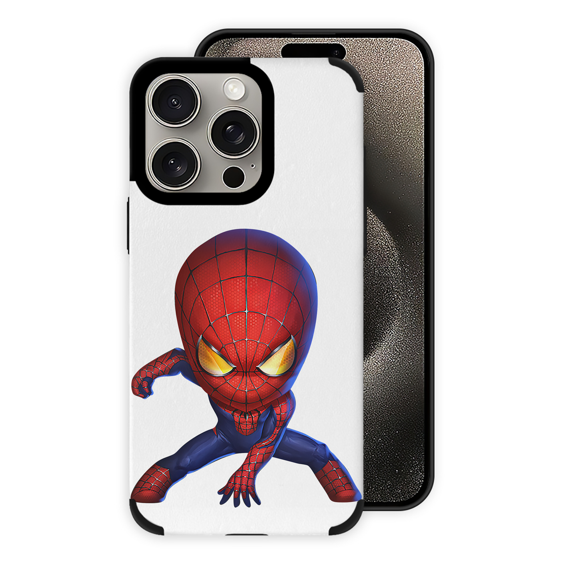 Spider Man スパイダーマン 【iPhone15ProMax対応】 PUレザー スマホケース 耐衝撃＆黄変防止