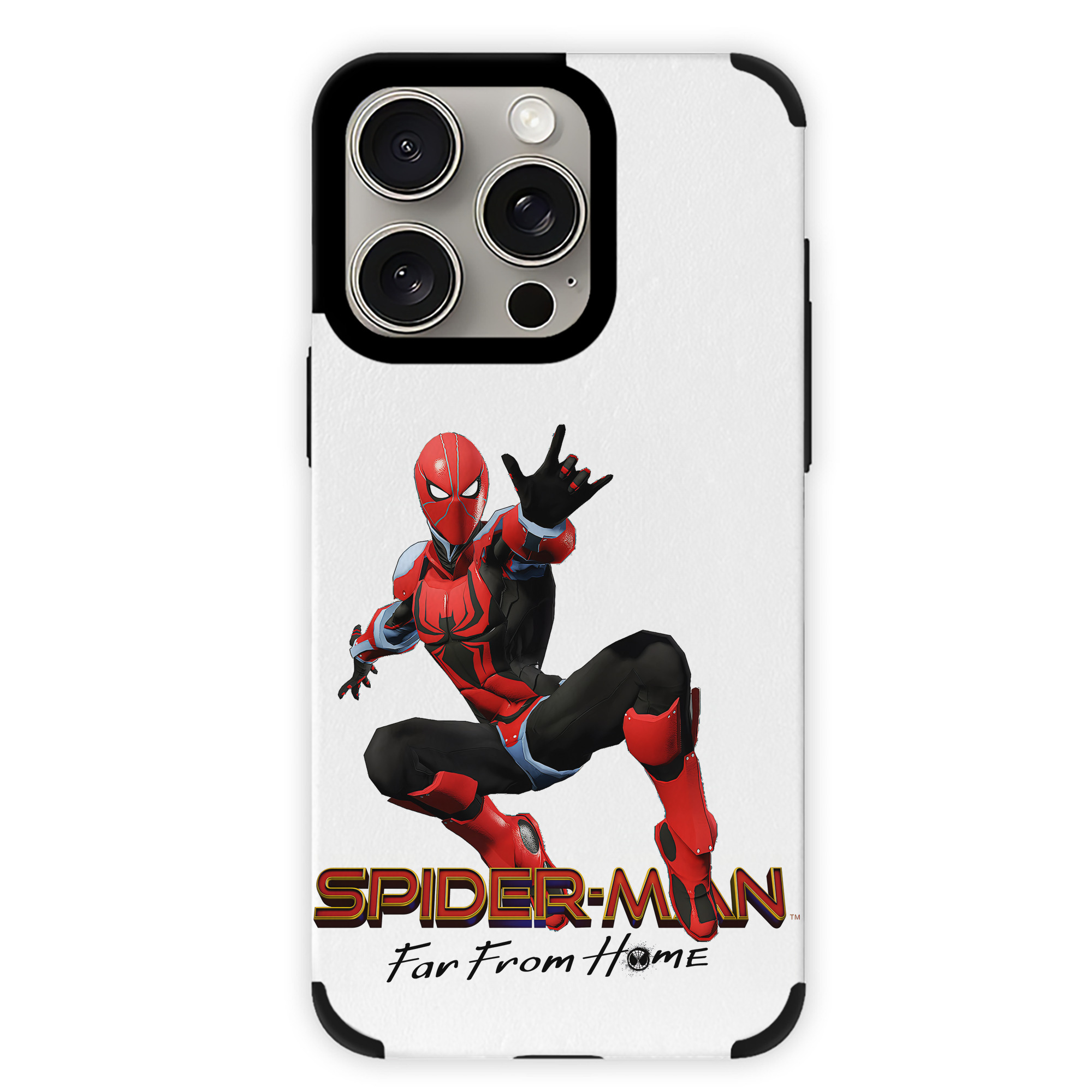 （画像用） Spider Man スパイダーマン 【iPhone15ProMax対応】 PUレザー スマホケース 耐衝撃＆黄変防止