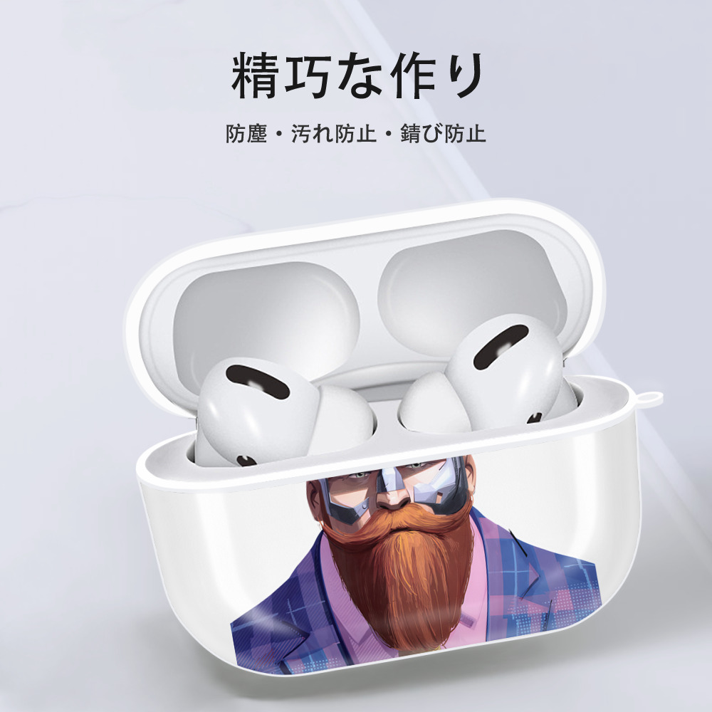 Spider Man スパイダーマン 【AirPods Pro用】ハードシェル保護ケース 耐衝撃・防指紋・カラビナ付き商品仕様