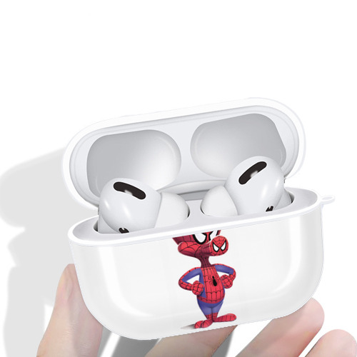 Spider Man スパイダーマン 【AirPods Pro用】ハードシェル保護ケース 耐衝撃・防指紋・カラビナ付き商品仕様