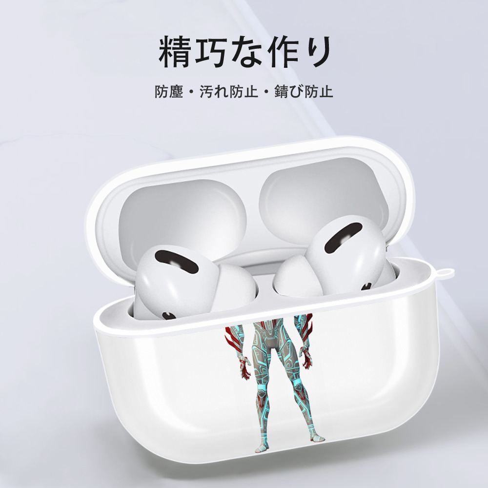 Spider Man スパイダーマン 【AirPods Pro用】ハードシェル保護ケース 耐衝撃・防指紋・カラビナ付き商品仕様