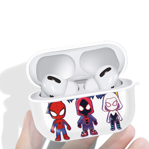 Spider Man スパイダーマン 【AirPods Pro用】ハードシェル保護ケース 耐衝撃・防指紋・カラビナ付き商品仕様