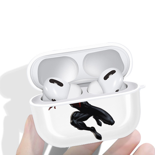 Spider Man スパイダーマン 【AirPods Pro用】ハードシェル保護ケース 耐衝撃・防指紋・カラビナ付き商品仕様