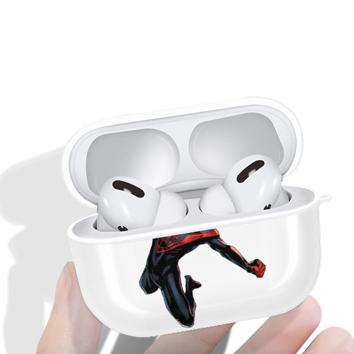 Spider Man スパイダーマン 【AirPods Pro用】ハードシェル保護ケース 耐衝撃・防指紋・カラビナ付き商品仕様