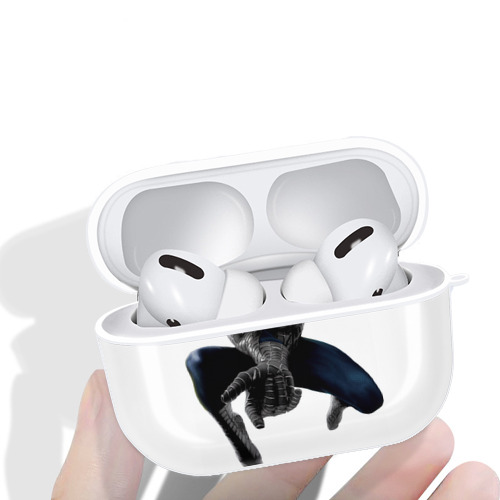 Spider Man スパイダーマン 【AirPods Pro用】ハードシェル保護ケース 耐衝撃・防指紋・カラビナ付き商品仕様