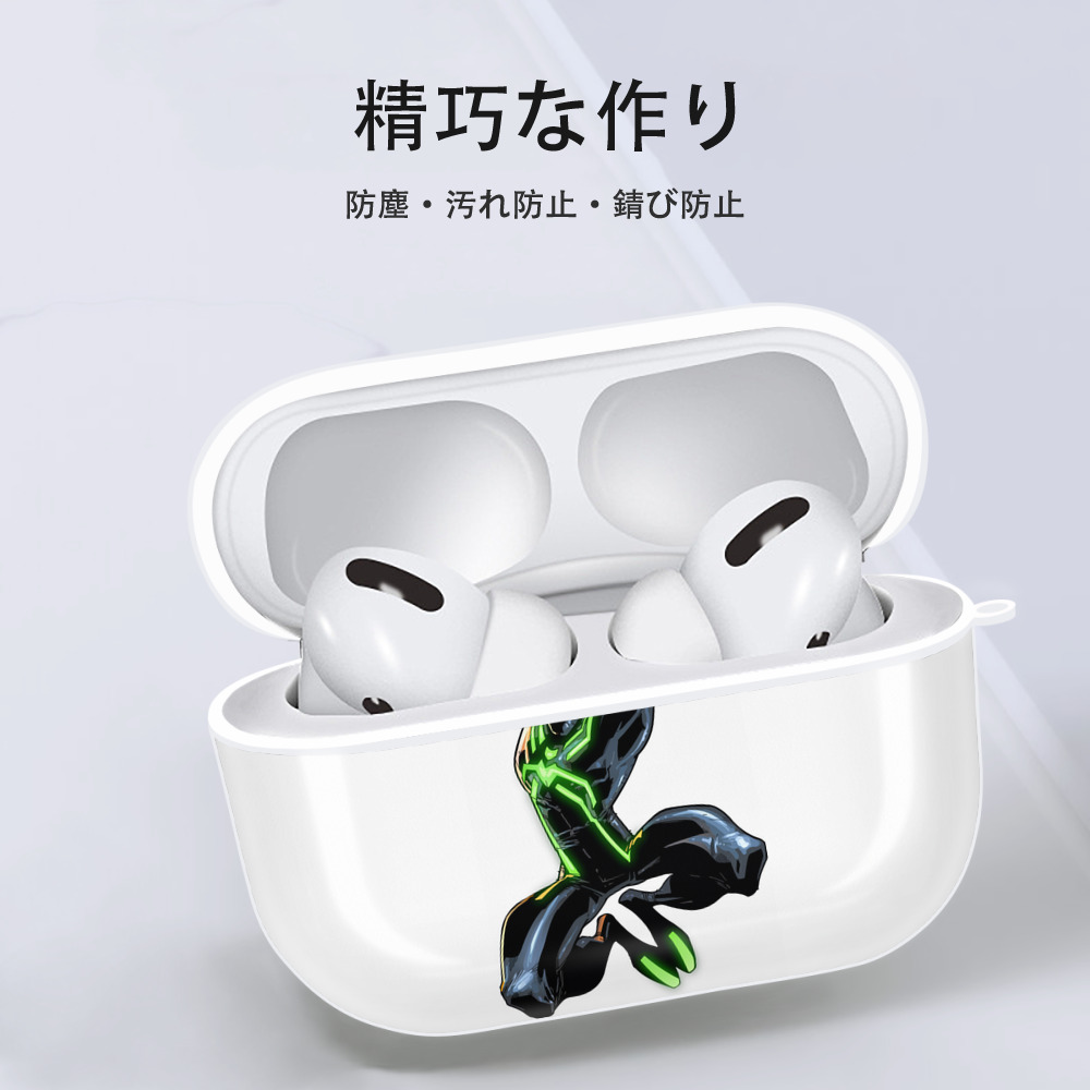 Spider Man スパイダーマン 【AirPods Pro用】ハードシェル保護ケース 耐衝撃・防指紋・カラビナ付き商品仕様