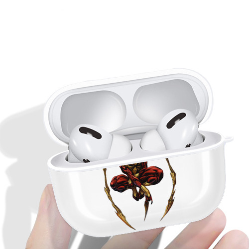 Spider Man スパイダーマン 【AirPods Pro用】ハードシェル保護ケース 耐衝撃・防指紋・カラビナ付き商品仕様