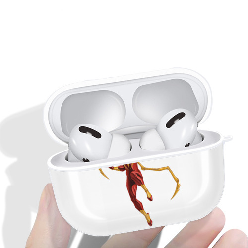 Spider Man スパイダーマン 【AirPods Pro用】ハードシェル保護ケース 耐衝撃・防指紋・カラビナ付き商品仕様