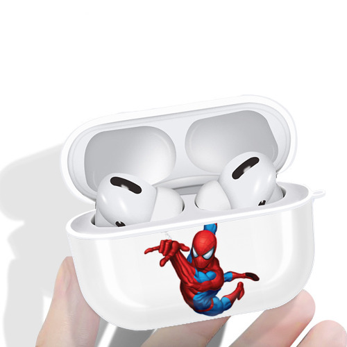 Spider Man スパイダーマン 【AirPods Pro用】ハードシェル保護ケース 耐衝撃・防指紋・カラビナ付き商品仕様