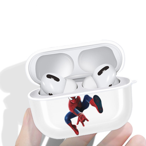 Spider Man スパイダーマン 【AirPods Pro用】ハードシェル保護ケース 耐衝撃・防指紋・カラビナ付き商品仕様