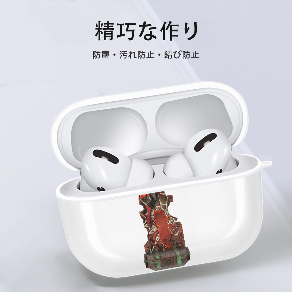 Spider Man スパイダーマン 【AirPods Pro用】ハードシェル保護ケース 耐衝撃・防指紋・カラビナ付き商品仕様