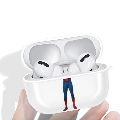 Spider Man スパイダーマン 【AirPods Pro用】ハードシェル保護ケース 耐衝撃・防指紋・カラビナ付き商品仕様