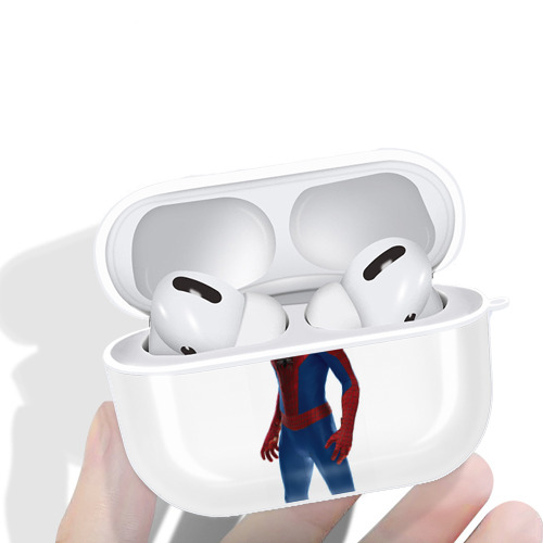 Spider Man スパイダーマン 【AirPods Pro用】ハードシェル保護ケース 耐衝撃・防指紋・カラビナ付き商品仕様