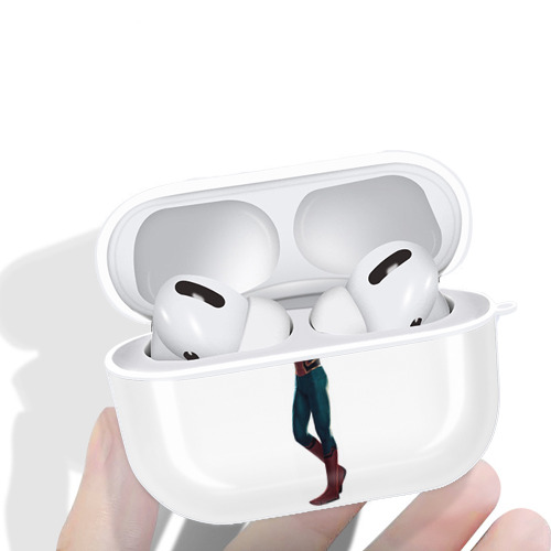 Spider Man スパイダーマン 【AirPods Pro用】ハードシェル保護ケース 耐衝撃・防指紋・カラビナ付き商品仕様