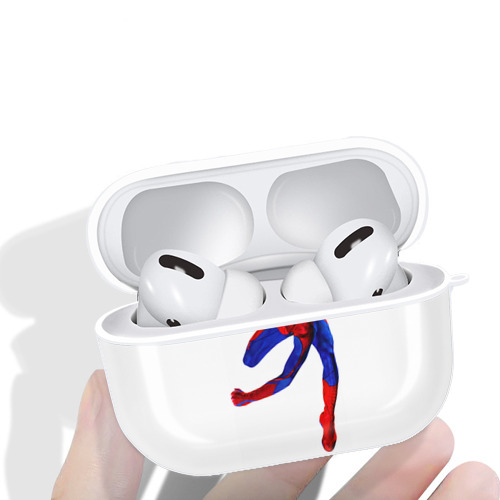 Spider Man スパイダーマン 【AirPods Pro用】ハードシェル保護ケース 耐衝撃・防指紋・カラビナ付き商品仕様