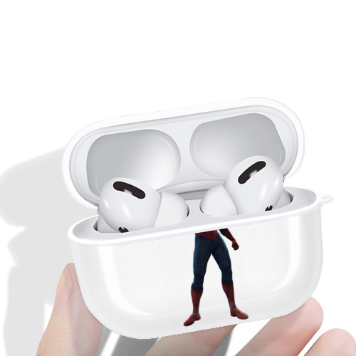 Spider Man スパイダーマン 【AirPods Pro用】ハードシェル保護ケース 耐衝撃・防指紋・カラビナ付き商品仕様