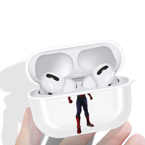 Spider Man スパイダーマン 【AirPods Pro用】ハードシェル保護ケース 耐衝撃・防指紋・カラビナ付き商品仕様