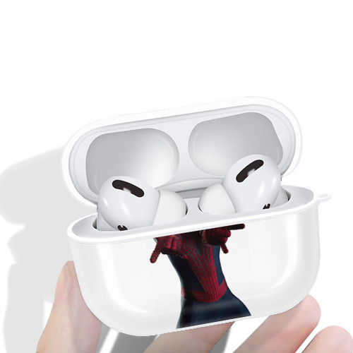 Spider Man スパイダーマン 【AirPods Pro用】ハードシェル保護ケース 耐衝撃・防指紋・カラビナ付き商品仕様