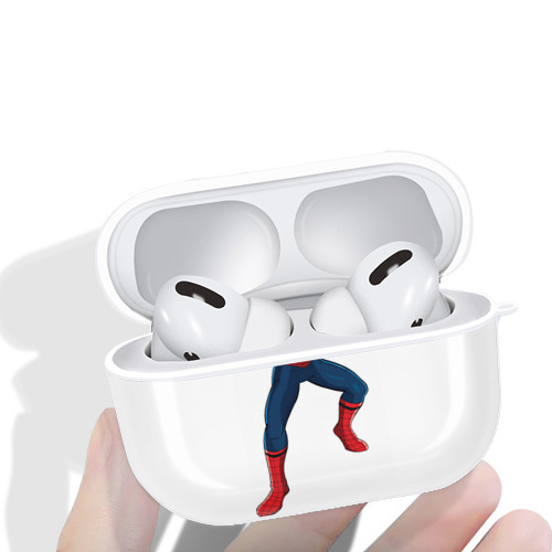 Spider Man スパイダーマン 【AirPods Pro用】ハードシェル保護ケース 耐衝撃・防指紋・カラビナ付き商品仕様