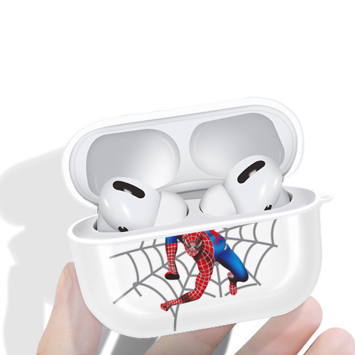 Spider Man スパイダーマン 【AirPods Pro用】ハードシェル保護ケース 耐衝撃・防指紋・カラビナ付き商品仕様