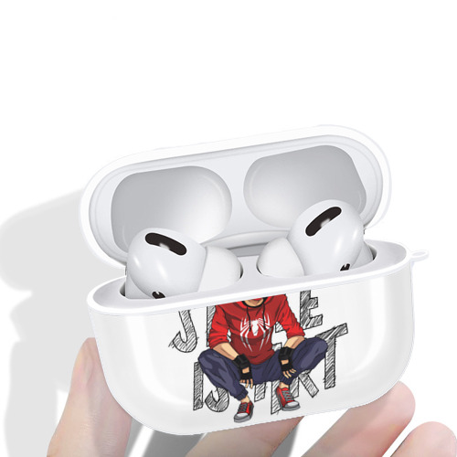 Spider Man スパイダーマン 【AirPods Pro用】ハードシェル保護ケース 耐衝撃・防指紋・カラビナ付き商品仕様