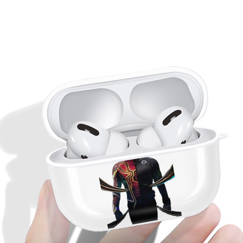 Spider Man スパイダーマン 【AirPods Pro用】ハードシェル保護ケース 耐衝撃・防指紋・カラビナ付き商品仕様