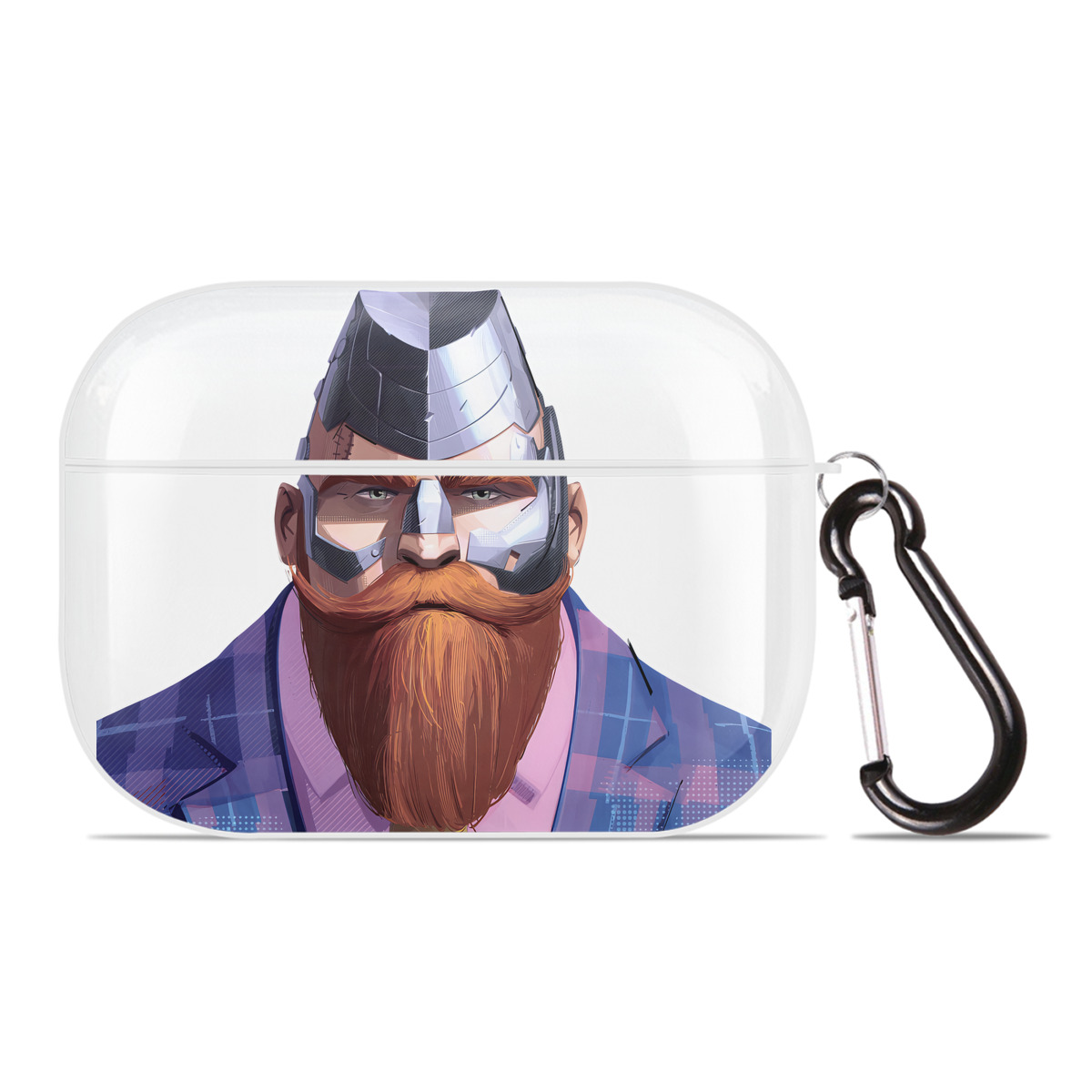 （画像用） Spider Man スパイダーマン 【AirPods Pro用】ハードシェル保護ケース 耐衝撃・防指紋・カラビナ付き商品仕様