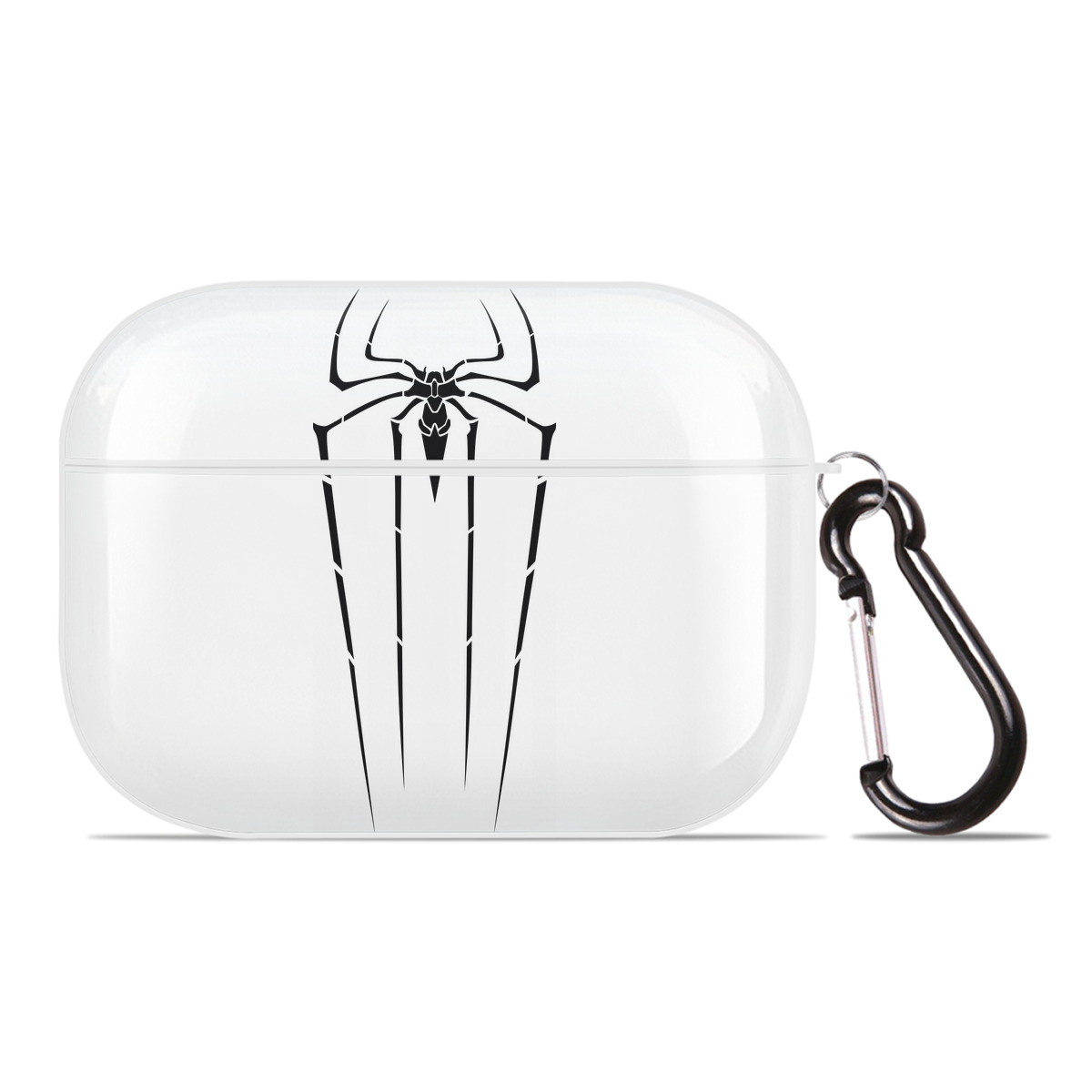 （画像用） Spider Man スパイダーマン 【AirPods Pro用】ハードシェル保護ケース 耐衝撃・防指紋・カラビナ付き商品仕様