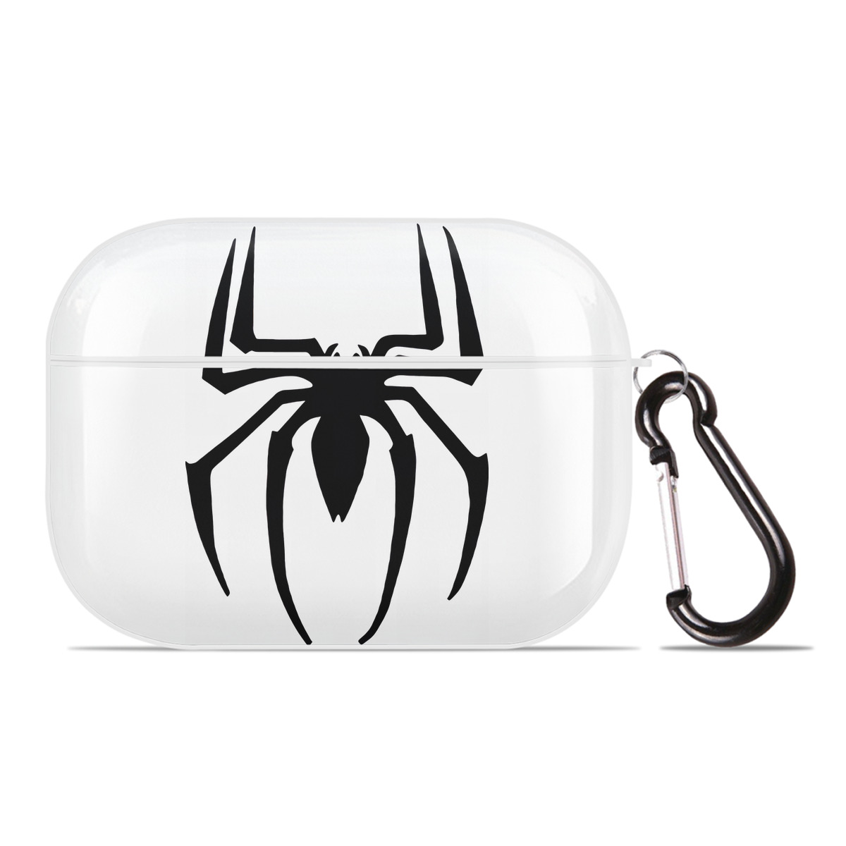 （画像用） Spider Man スパイダーマン 【AirPods Pro用】ハードシェル保護ケース 耐衝撃・防指紋・カラビナ付き商品仕様