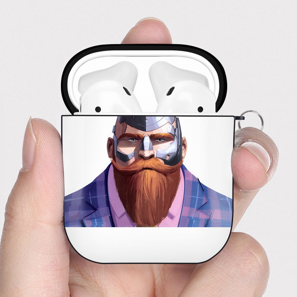 （画像用） Spider Man スパイダーマン AirPods 第2世代保護ケース ハードシェル ブラック 耐衝撃・防指紋・カラビナ付き