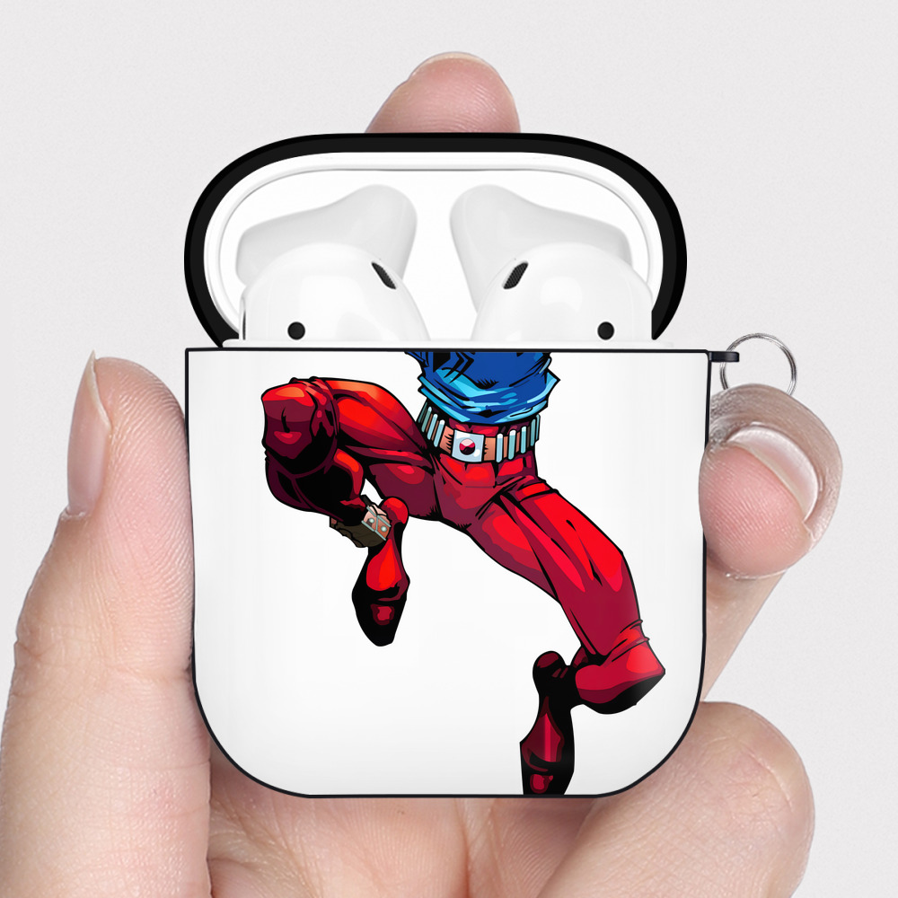 （画像用） Spider Man スパイダーマン AirPods 第2世代保護ケース ハードシェル ブラック 耐衝撃・防指紋・カラビナ付き
