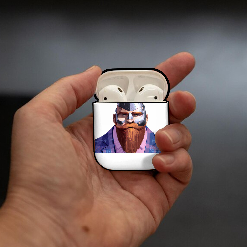 Spider Man スパイダーマン AirPods 第2世代保護ケース ハードシェル ブラック 耐衝撃・防指紋・カラビナ付き