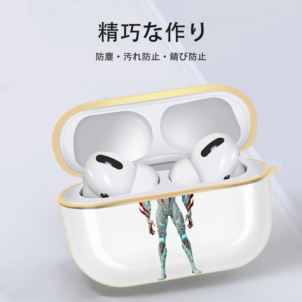 Spider Man スパイダーマン 【AirPods Pro用】ハードシェル保護ケース｜耐衝撃・防指紋・カラビナ付き商品仕様