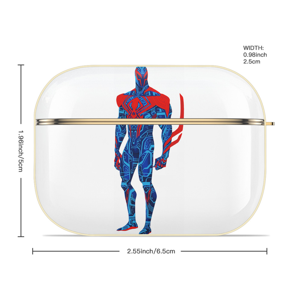 Spider Man スパイダーマン 【AirPods Pro用】ハードシェル保護ケース｜耐衝撃・防指紋・カラビナ付き商品仕様