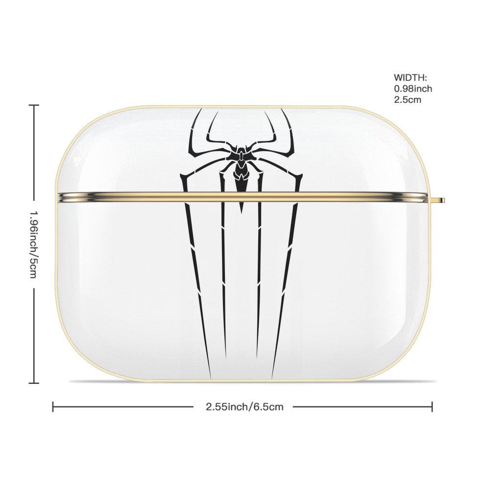 Spider Man スパイダーマン 【AirPods Pro用】ハードシェル保護ケース｜耐衝撃・防指紋・カラビナ付き商品仕様